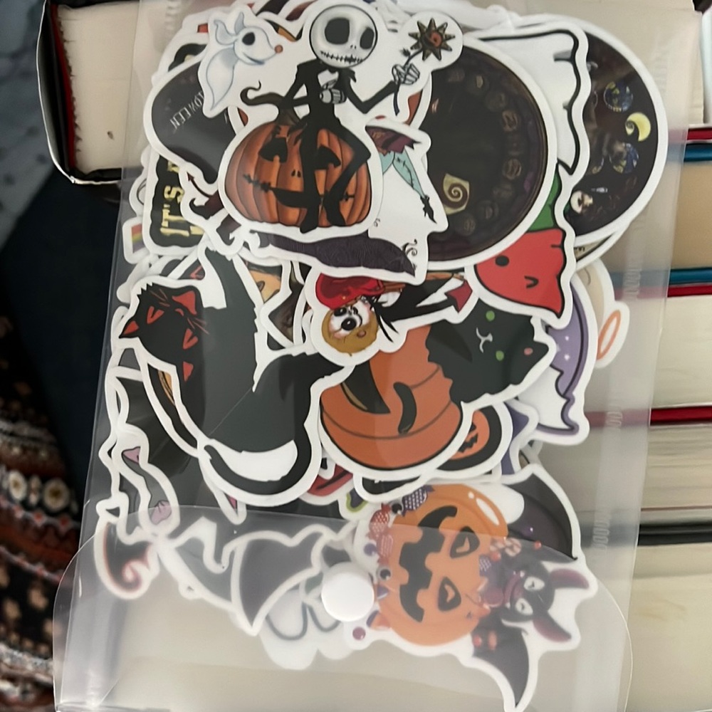 Envelope of Halloween stickers